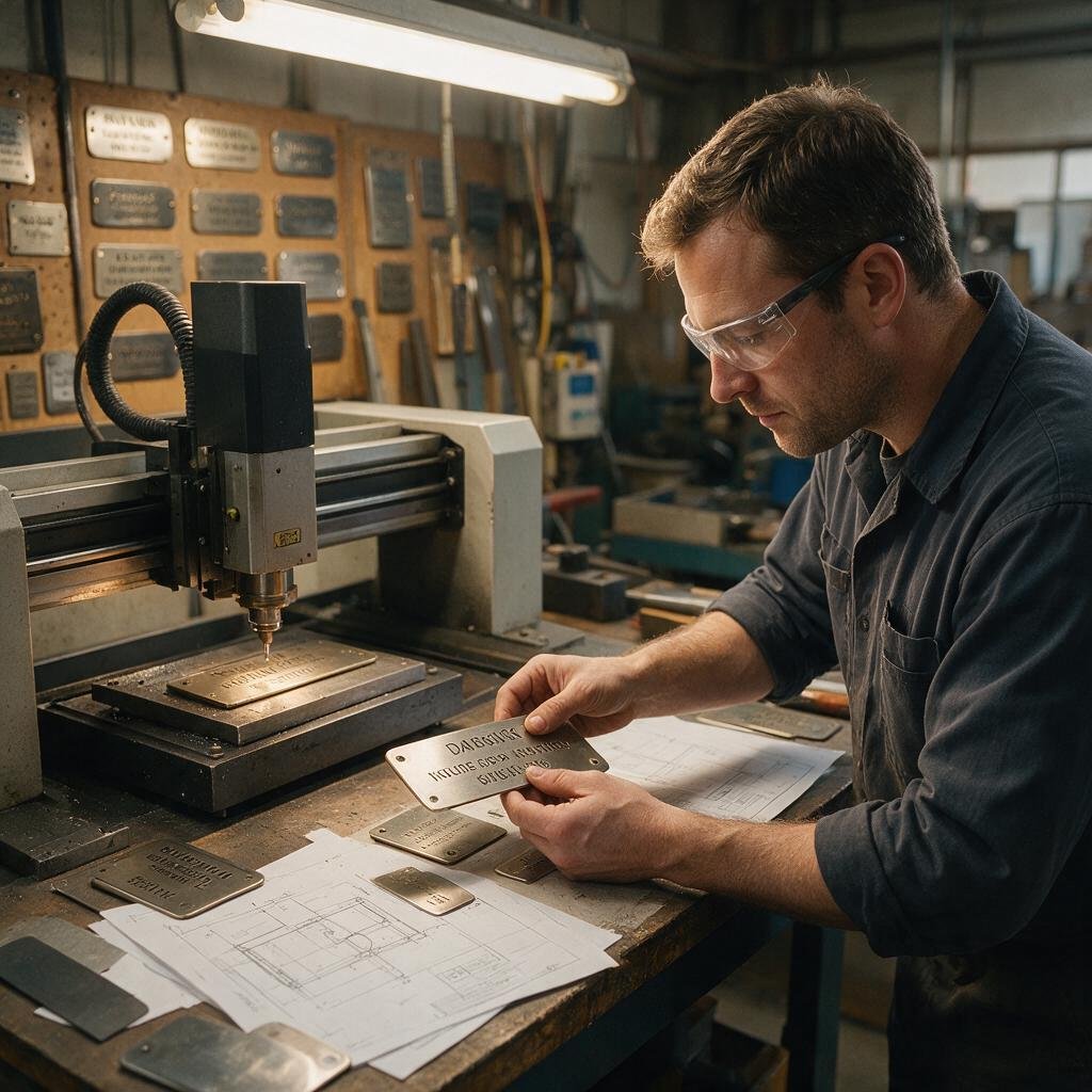 Custom Metal Nameplate Production Process
