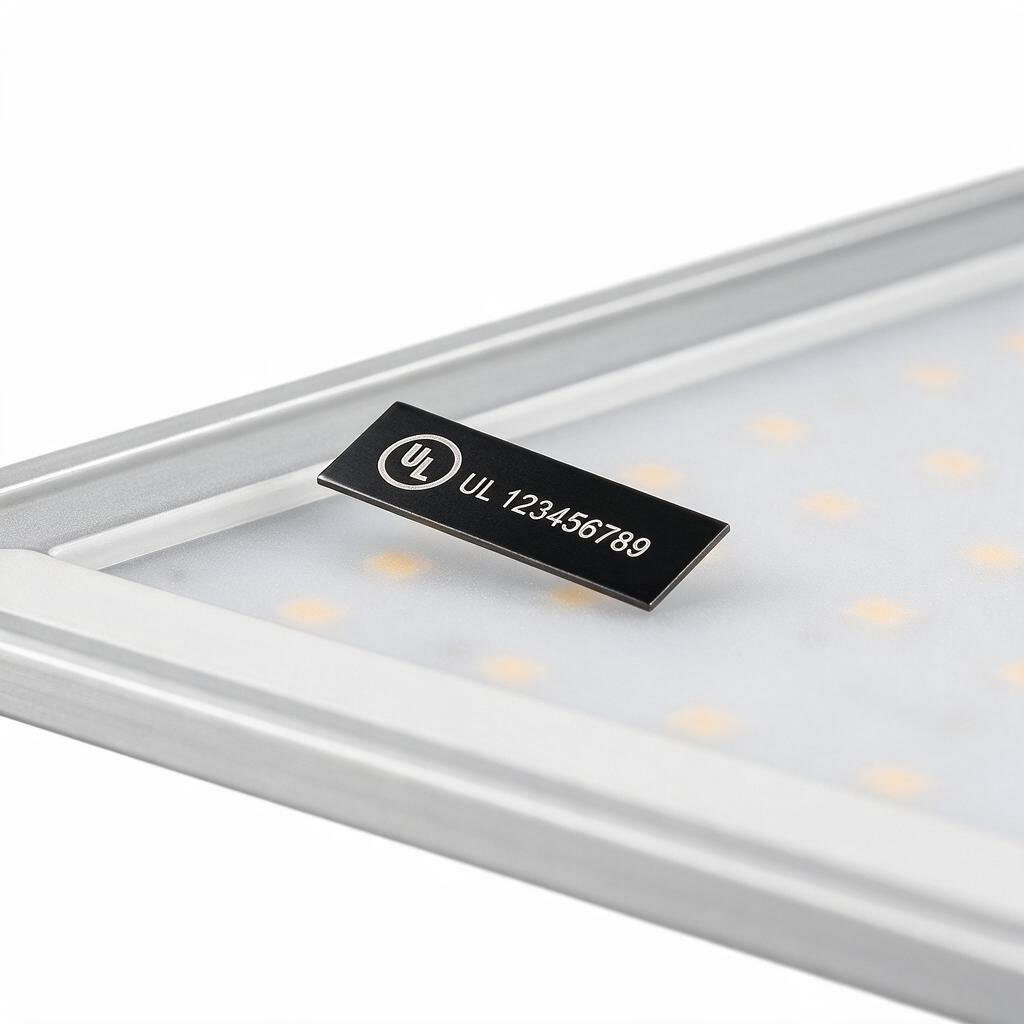 Aluminum Lighting Fixture Tags - Anodized, Laser Marked