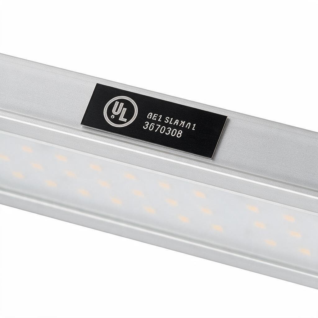 Aluminum Lighting Fixture Tags - Anodized, Laser Marked