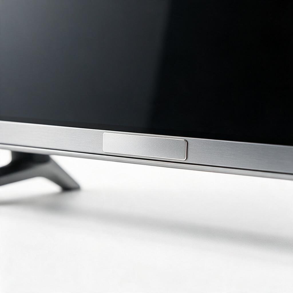 Ultra-Thin Aluminum TV & Display Bezel Labels